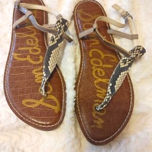 Sam Edelman. Gigi Snake Print Sandals